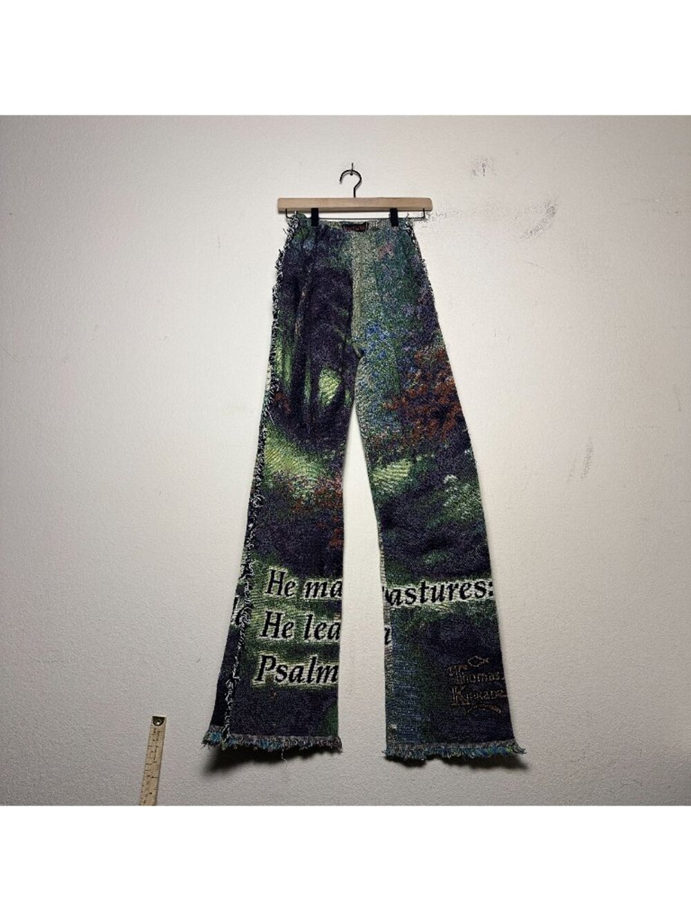 Backwash Sweatpants Women L Knit Tapestry Stitched DIY Carpet 1 of 1 Handmade